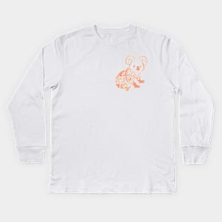 koala on fire (small) Kids Long Sleeve T-Shirt